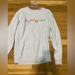 Brianna Chickenfry Hungovah crew neck. Barstool sports